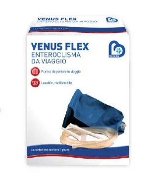 SUNRISE ENTERO VENUS FLEX ENTEROCLISMA DA VIAGGIO IN PLASTICA ATOSSICA 2 L