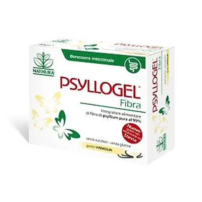 PSYLLOGEL FIBRA INTEGRATORE INTESTINALE GUSTO VANIGLIA SENZA ZUCCHERO 20 BUSTINE