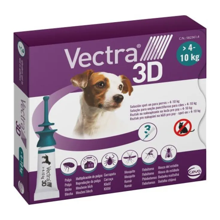 VECTRA 3D 3 PIPETTE VERDE 410 KG