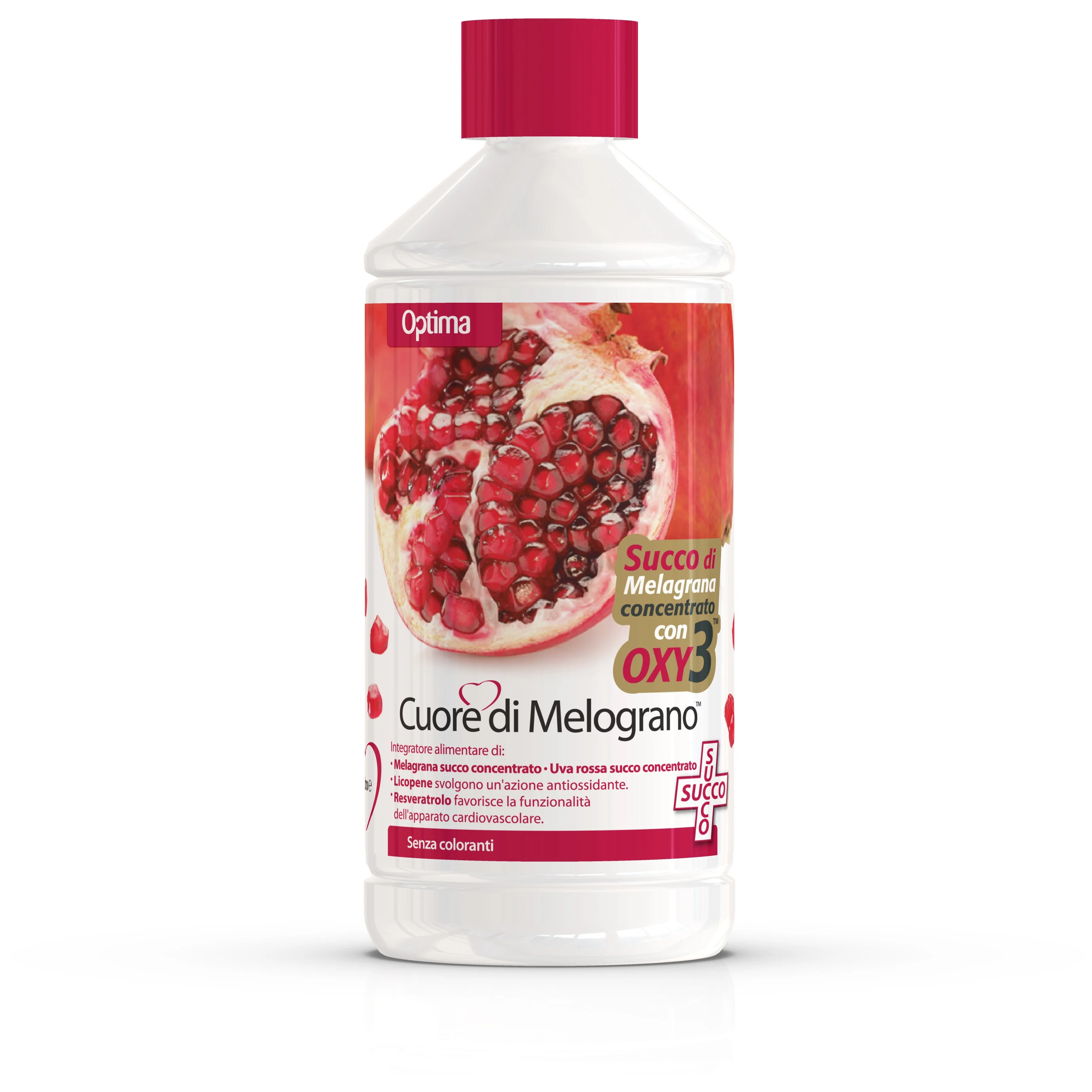 OPTIMA CUORE DI MELOGRANO SUCCO CON OXY3 1 L