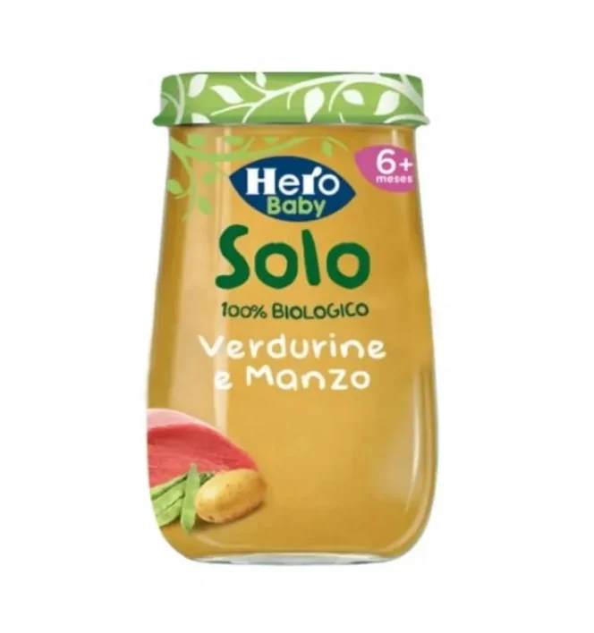 HERO SOLO OMOGENEIZZATO VERDURINE CON MANZO 190 G