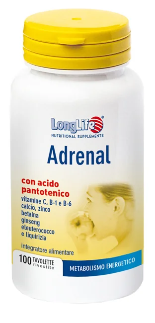 LONGLIFE ADRENAL INTEGRATORE 100 TAVOLETTE