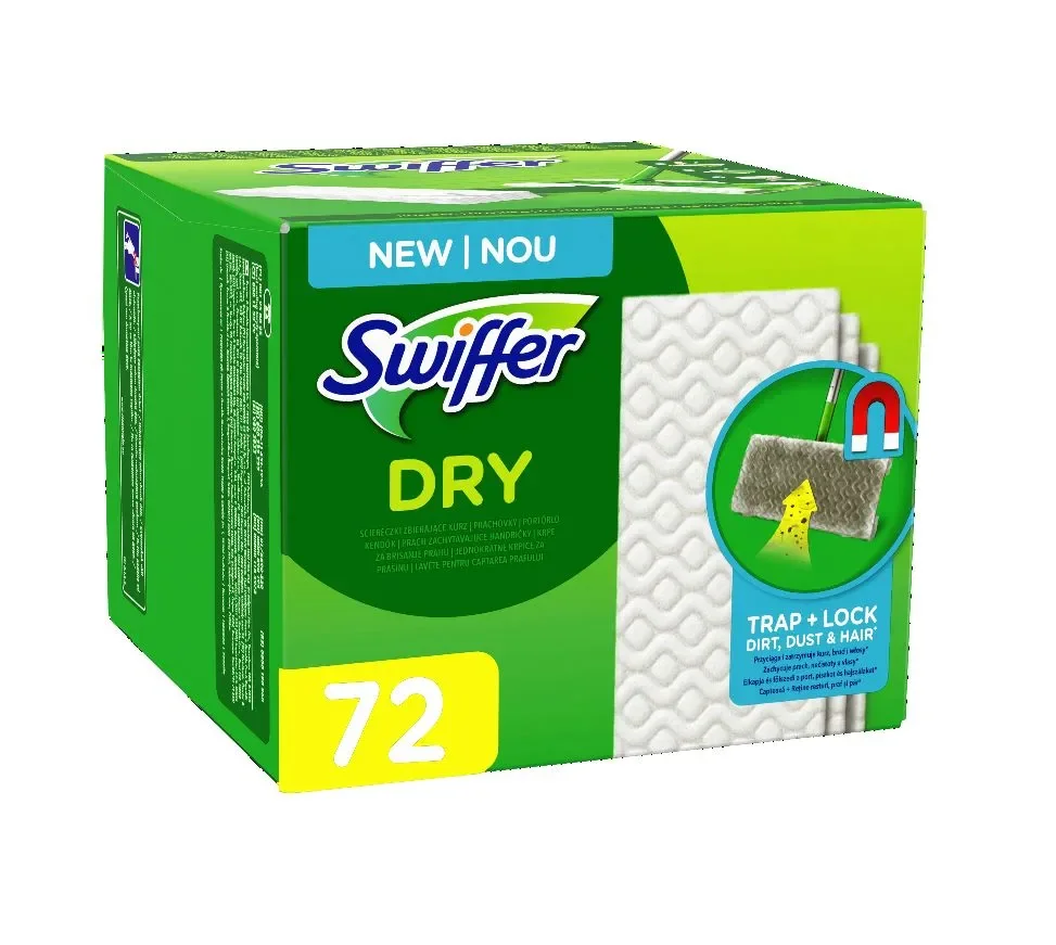 SWIFFER DRY FLOOR PADS REFILLS 72 PEZZI