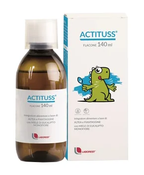 ACTITUSS SCIROPPO INTEGRATORE LENITIVO TOSSE BAMBINI 140 ML