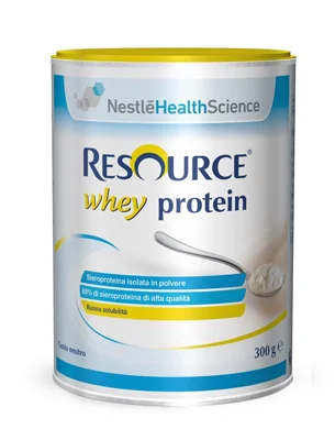 RESOURCE WHEY PROTEIN INTEGRATORE IN POLVERE CON SIEROPROTEINE 300 G