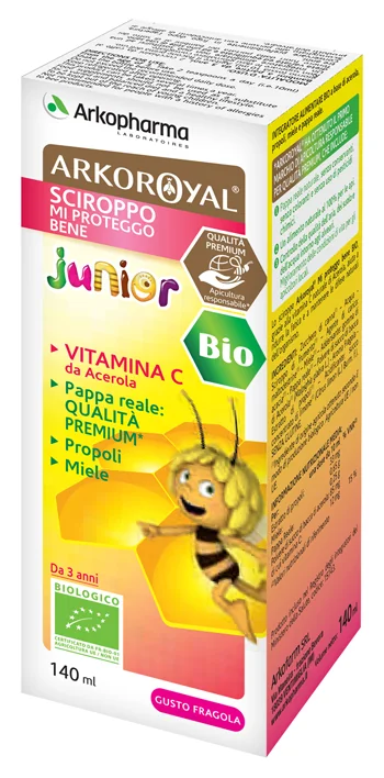 ARKOPHARMA ARKOROYAL MI PROTEGGO JUNIOR SCIROPPO BAMBINI 140 ML