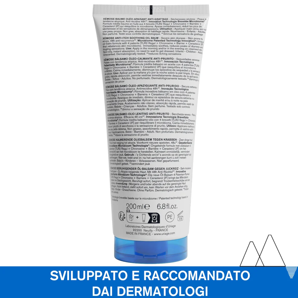 Uriage Xèmose Balsamo-Olio Lenitivo Anti-prurito 200 ml 