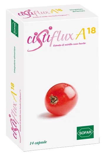 CISTIFLUX A18 INTEGRATORE PER LE VIE URINARIE 14 CAPSULE