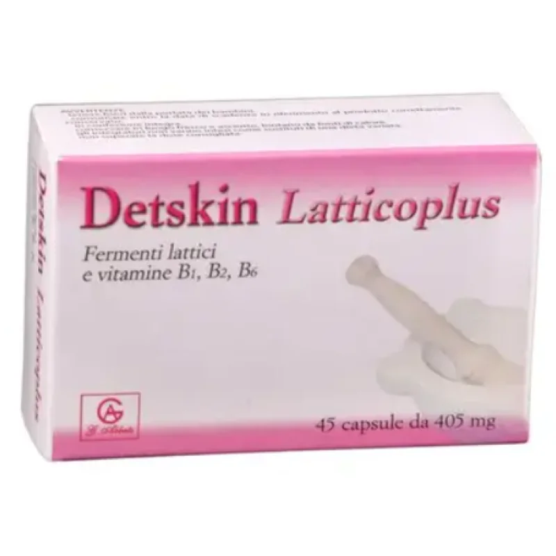 DETSKIN LATTICOPLUS INTEGRATORE DI FERMENTI LATTICI 45 CAPSULE