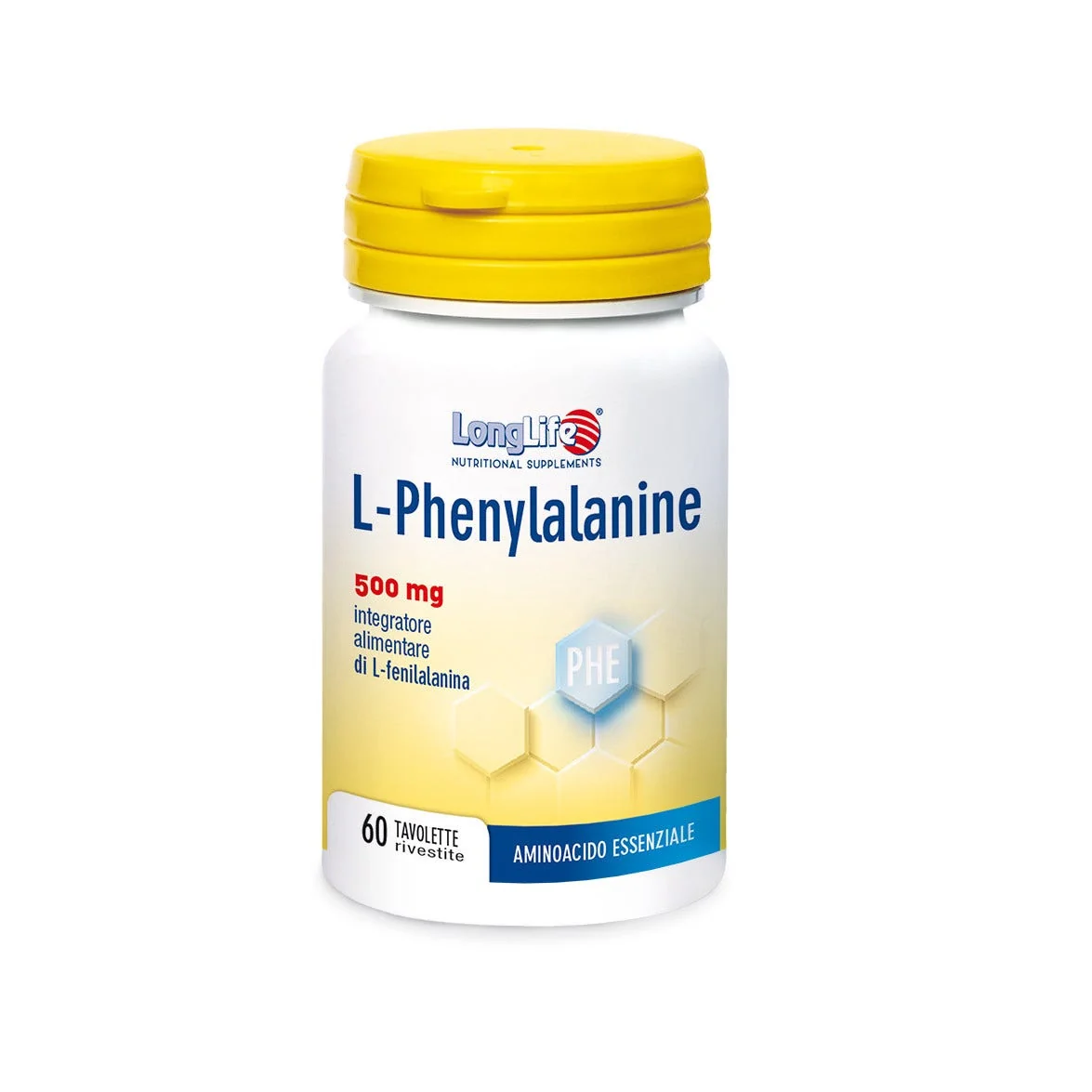 LONGLIFE L-PHENYLAL 500MG 60TA