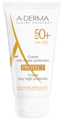 A-DERMA PROTECT CREMA SOLARE VISO SPF 50+ 40 ML