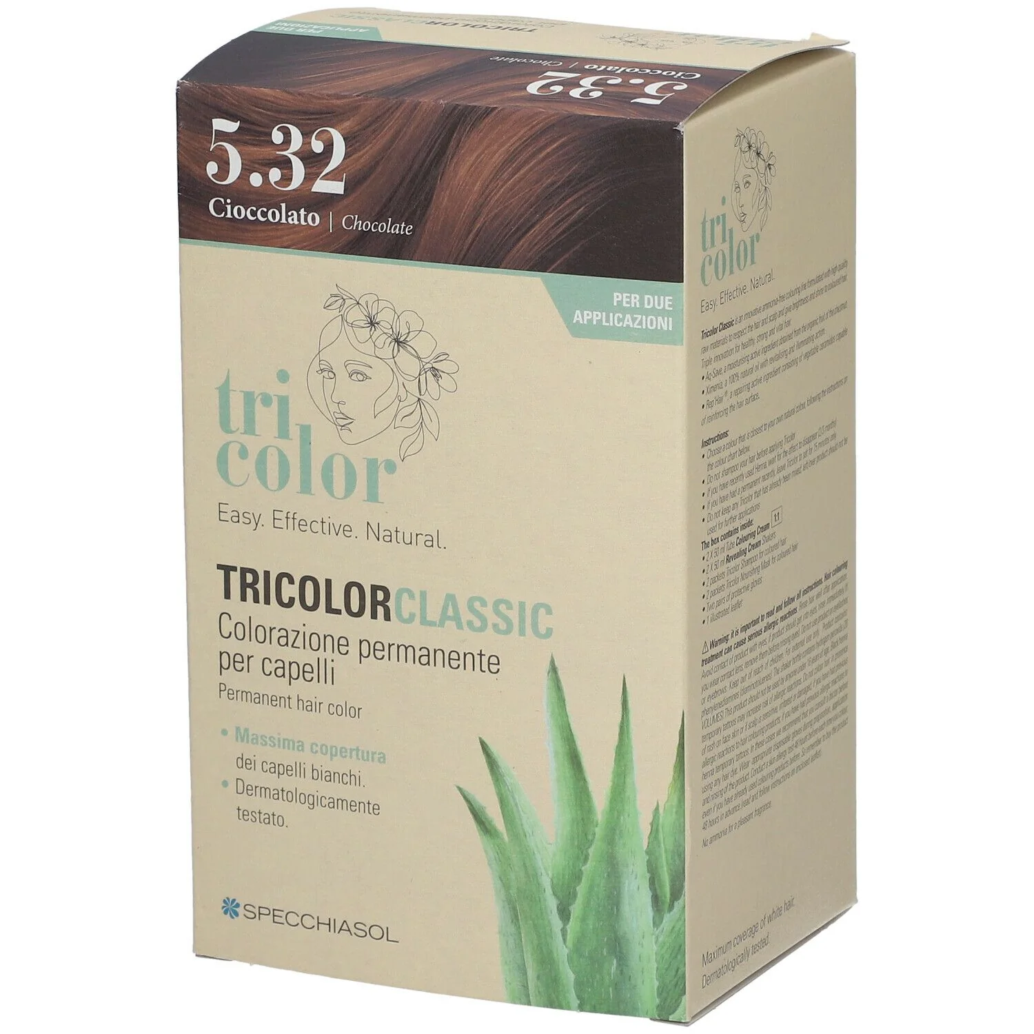 SPECCHIASOL TRICOLOR CLASSIC 5,32 CIOCCOLATO