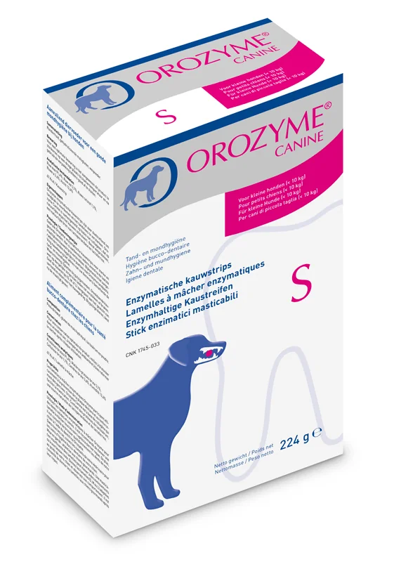 OROZYME CANINE STRISCE ENZIMATICHE MASTICABILI PER CANI DI TAGLIA PICCOLA