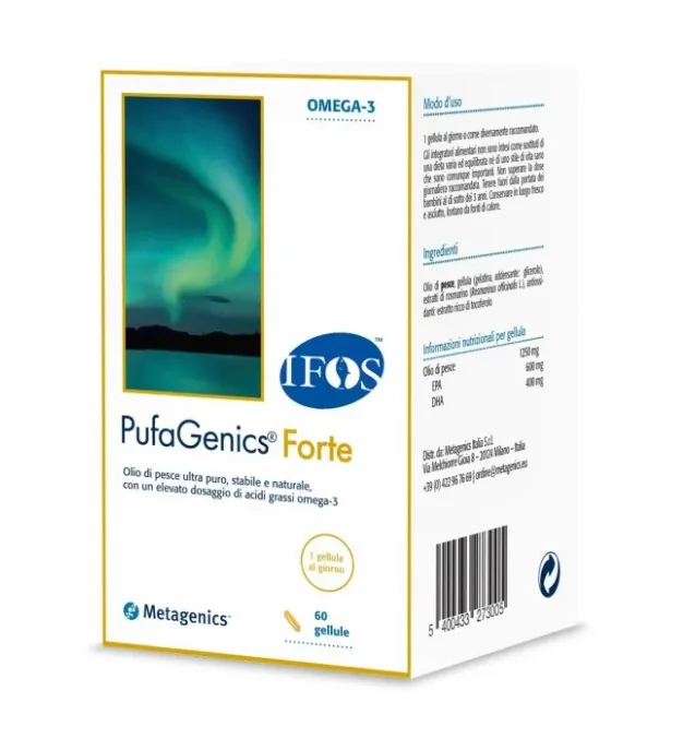 PUFAGENICS FORTE INTEGRATORE BENESSERE CUORE 60 CAPSULE