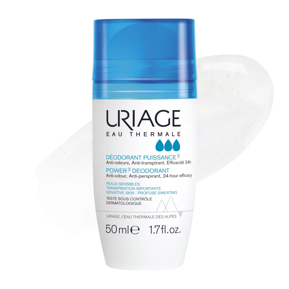 URIAGE EAU THERMALE DEODORANTE POWER3 ANTI-SUDORAZIONE INTENSA ROLL-ON 50 ML