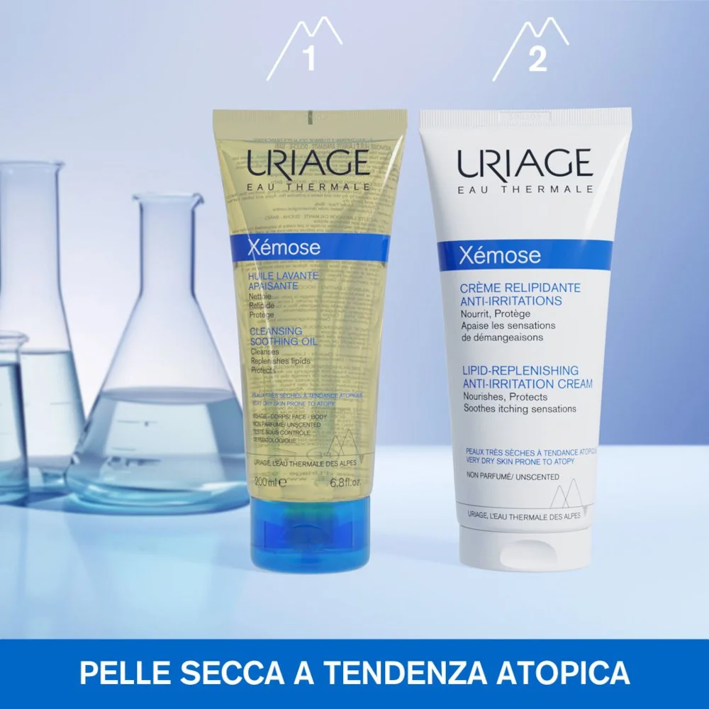 Uriage Xèmose Olio Lavante Lenitivo Doccia e Bagno 200 ml 