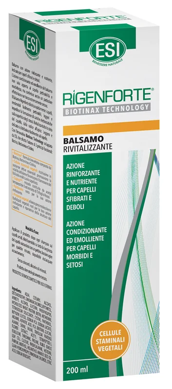 ESI RIGENFORTE BALSAMO RIVITALIZZANTE CAPELLI DEBOLI E SFIBRATI 200 ML