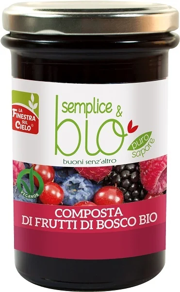 LA FINESTRA SUL CIELO SEMPLICE&BIO COMPOSTA DI FRUTTI DI BOSCO 320 G