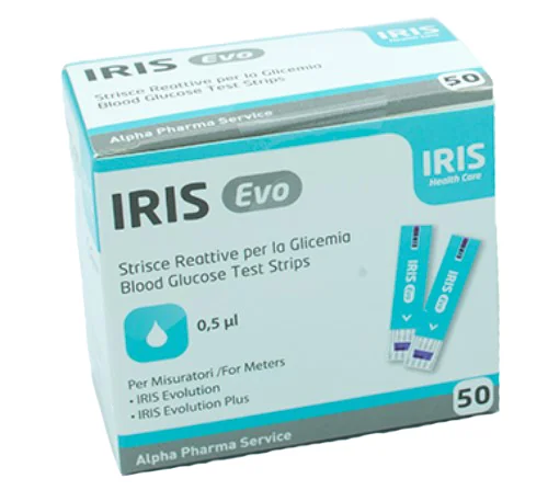 IRIS EVO STRISCE GLICEMIA 50 PEZZI