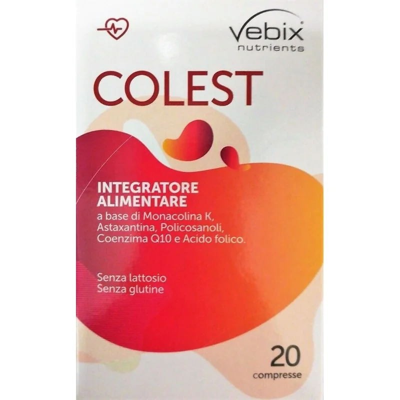 VEBIX NUTRIENTS COLEST 20CPR