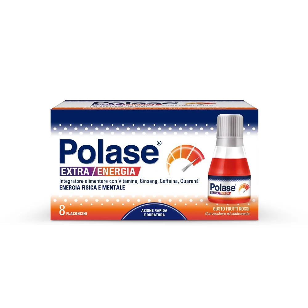 POLASE EXTRA ENERGIA INTEGRATORE TONICO ENERGETICO 8 FLACONCINI