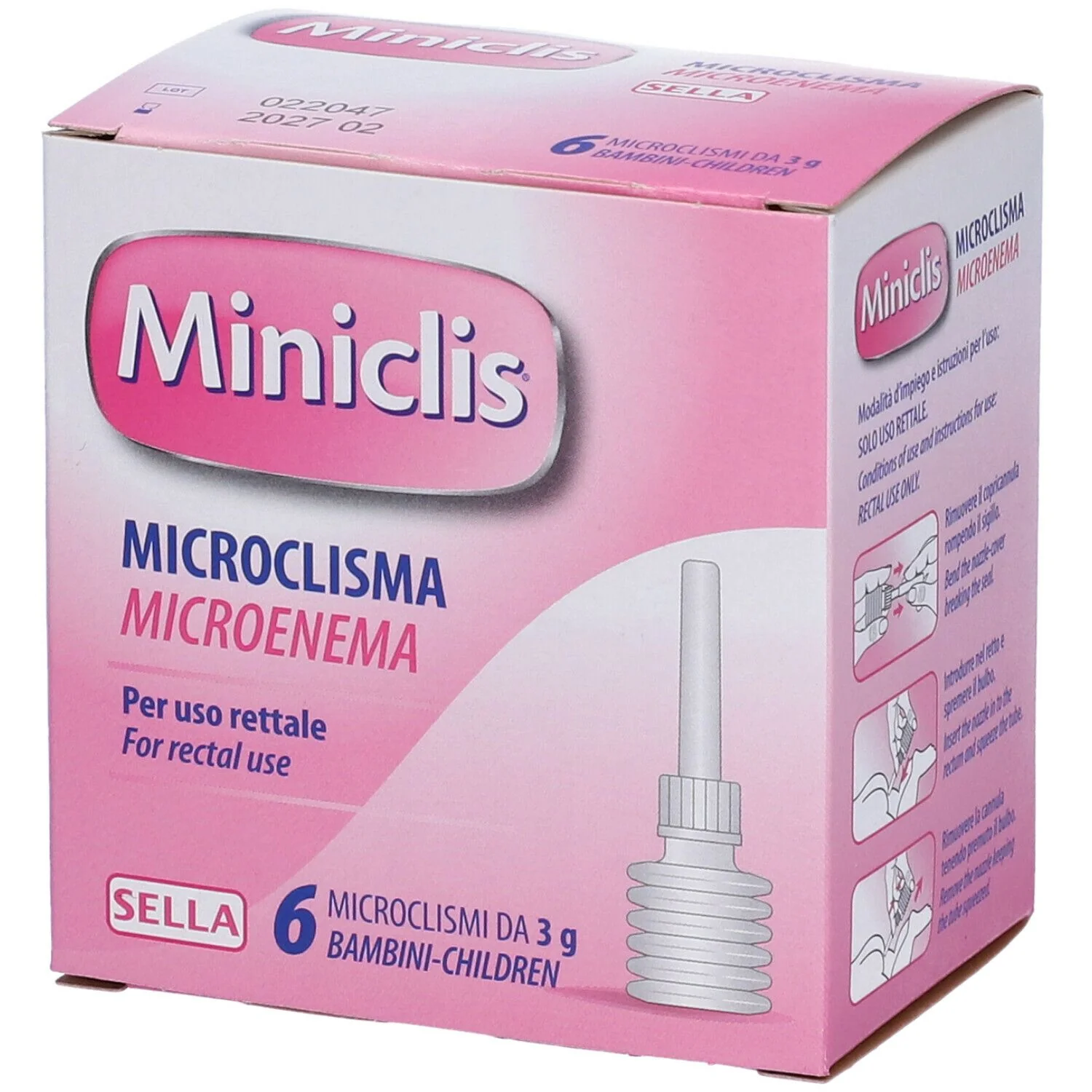 MINICLIS BAMBINI 6 MICROCLISMI