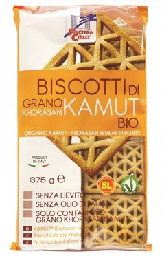 BISCOTTI FSC KAMUT S/LIEV 375G