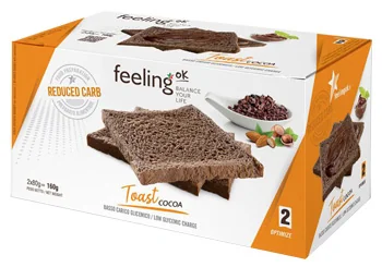 FEELING OK TOAST COCOA OPTIMIZE 2 X 80 G