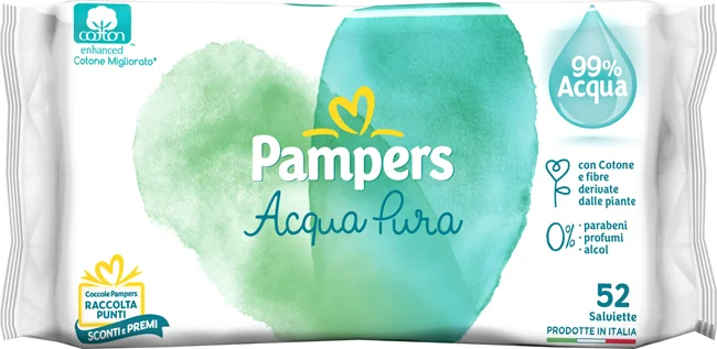 PAMPERS WIPES NATURELLO 52