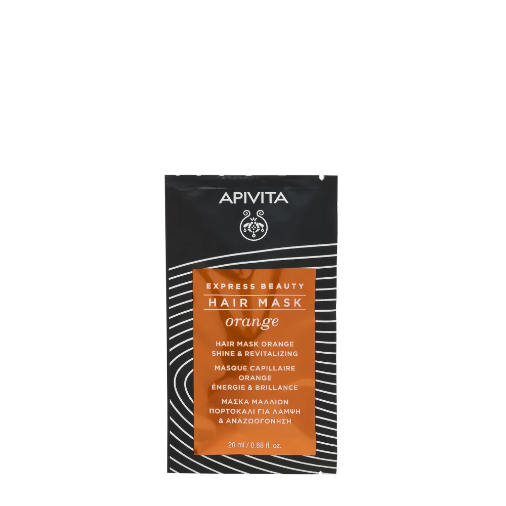 Apivita Express Mask Shine & Revitaling Orange 20 Ml Maschera Illuminante