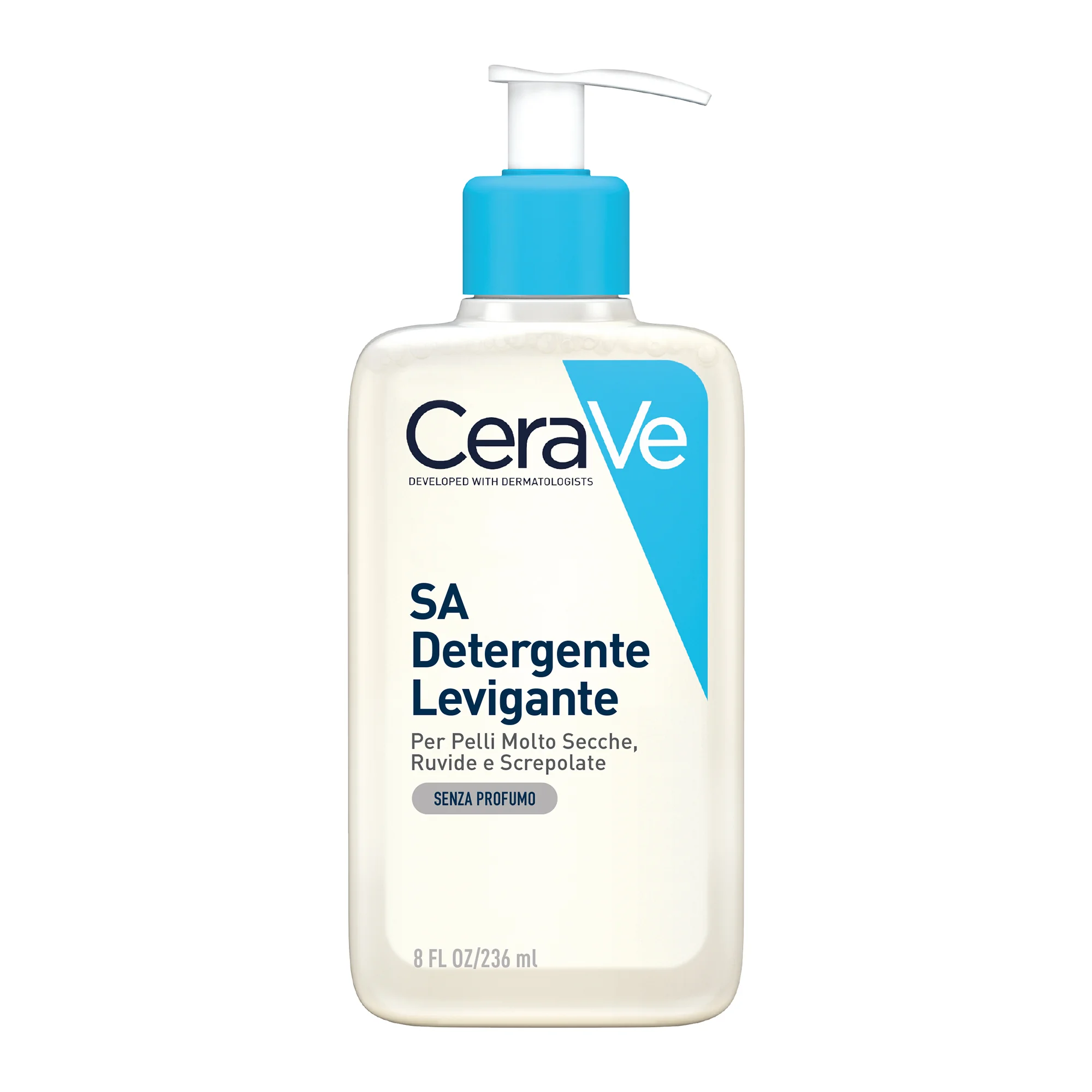 Cerave Sa Detergente Levigante 236 ml Per Pelle Molto Secca