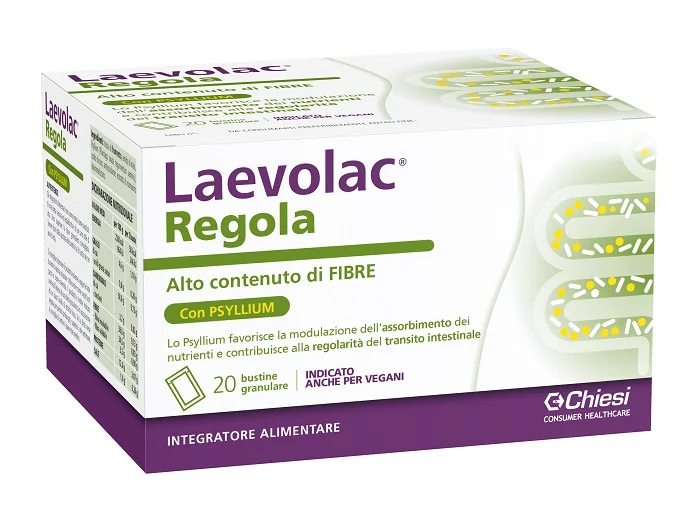 LAEVOLAC REGOLA INTEGRATORE PER REGOLARE IL TRANSITO INTESTINALE 20 BUSTINE