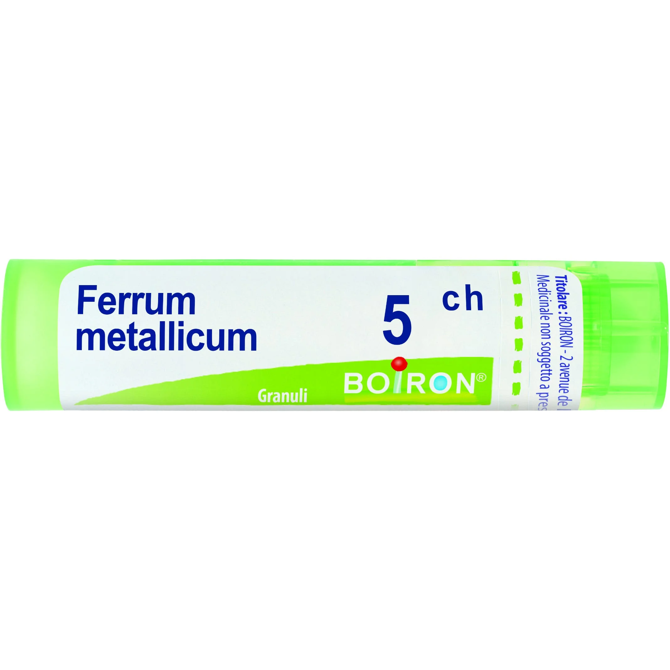 Ferrum Metallicum 80 Granuli 5 Ch Contenitore Multidose 