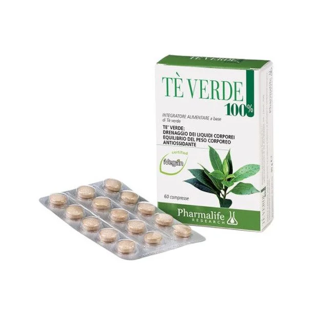 PHARMA LIFE THÈ VERDE 100% 60 COMPRESSE