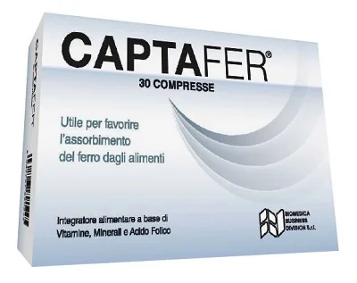 CAPTAFER INTEGRATORE PER ASSORBIRE IL FERRO 30 COMPRESSE