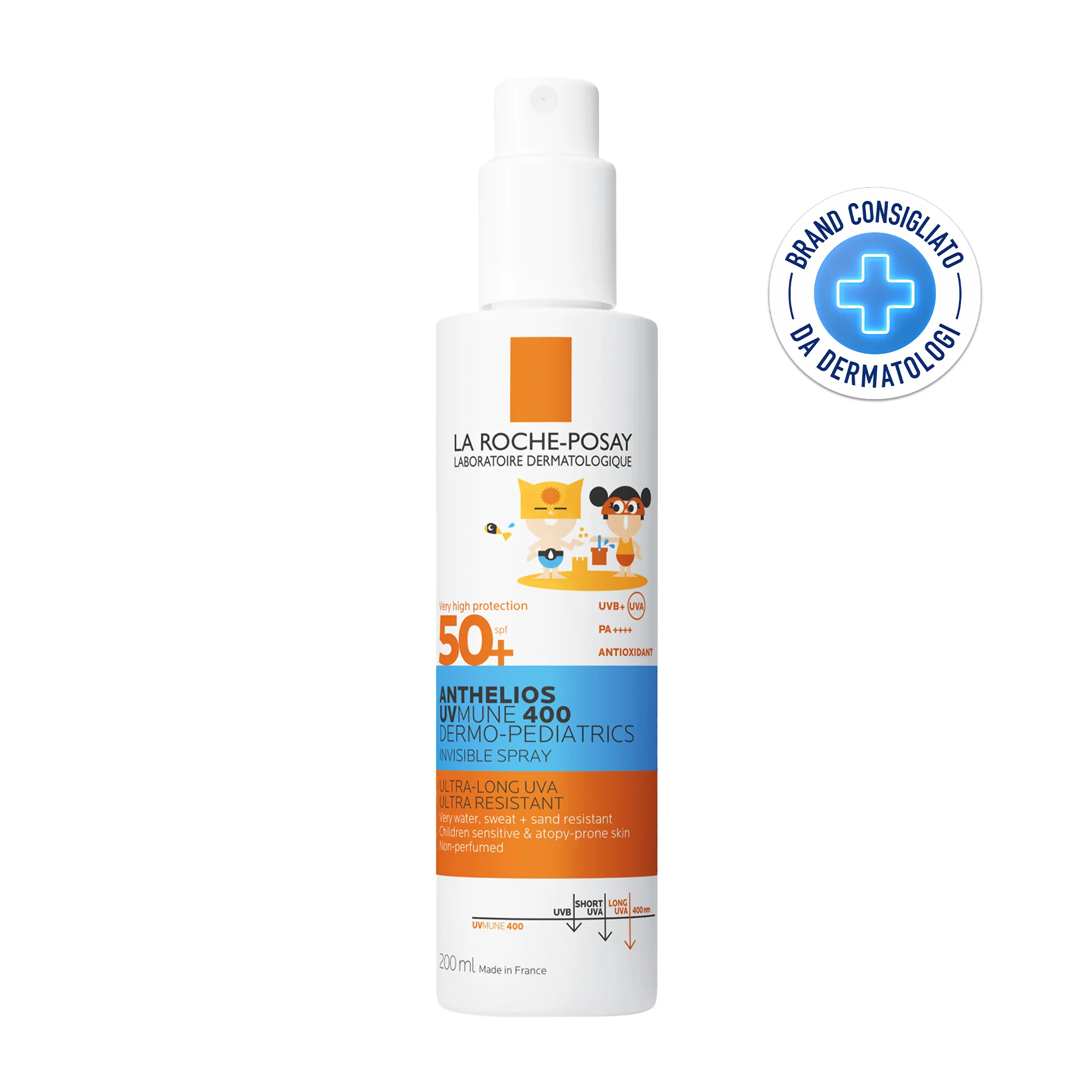 La Roche Posay Anthelios Spray Uvmune Bambino Spf50+ 200 ml Protezione solare dermopediatrica