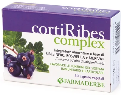 CORTI RIBES COMPLEX INTEGRATORE ARTICOLARE E DIFESE IMMUNITARIE 30 CAPSULE