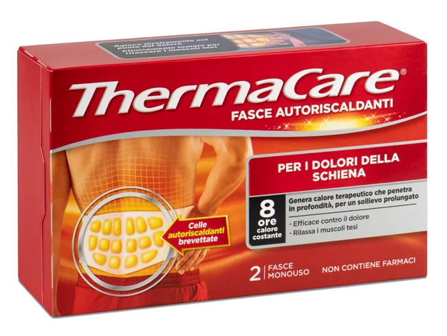 THERMACARE FASCE AUTORISCALDANTI SCHIENA 2 PEZZI