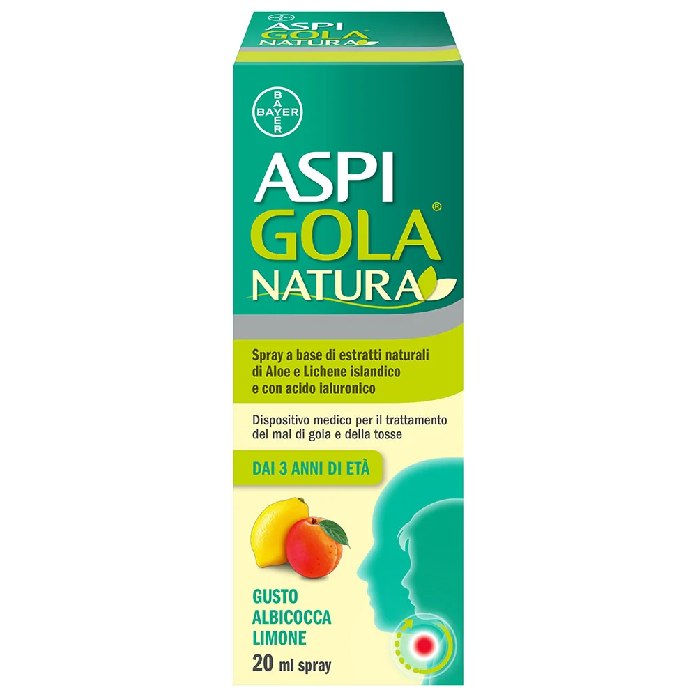 ASPI GOLA NATURA SPRAY ALBICOCCA-LIMONE 20ML