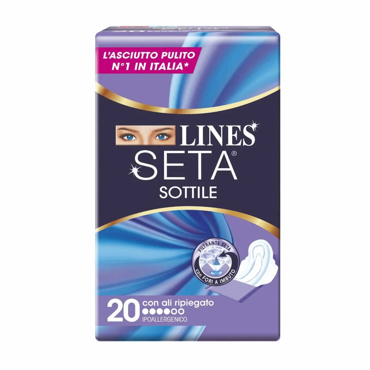 LINES SETA SOTTILE CON ALI 20 PEZZI