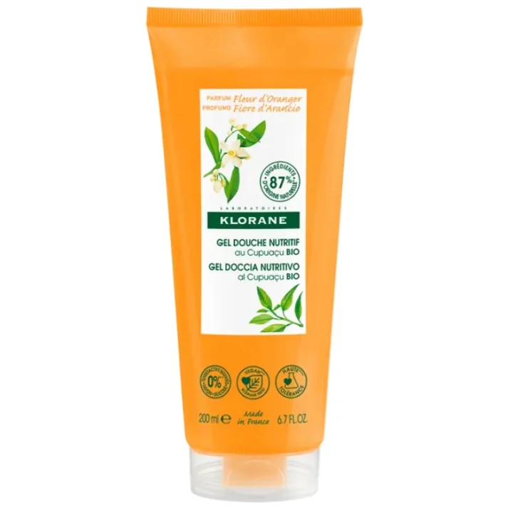 KLORANE GEL DOCCIA AL BURRO DI CUPUACU BIO MIELE D'ARANCIO 200 ML