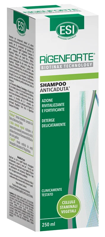 ESI RIGENFORTE SHAMPOO ANTICADUTA ENERGIZZANTE CAPELLI FINI E SFIBRATI 250 ML