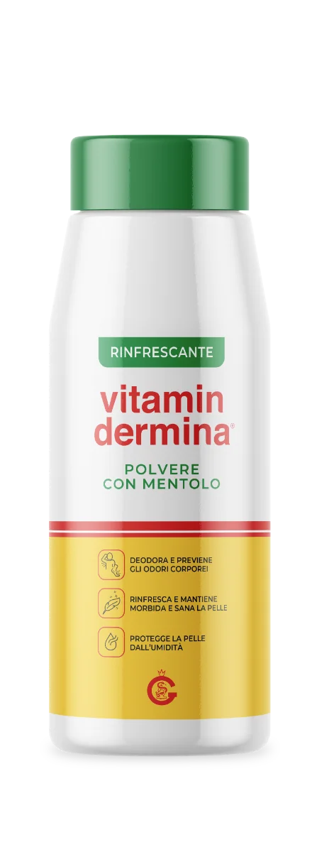 VITAMINDERMINA POLVERE AL MENTOLO LENITIVA 100 GR