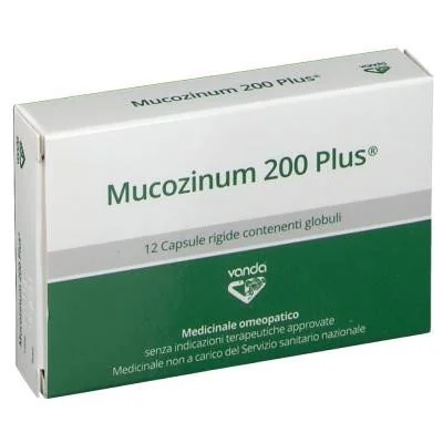 MUCOZINUM 200 PLUS 12CPS VANDA