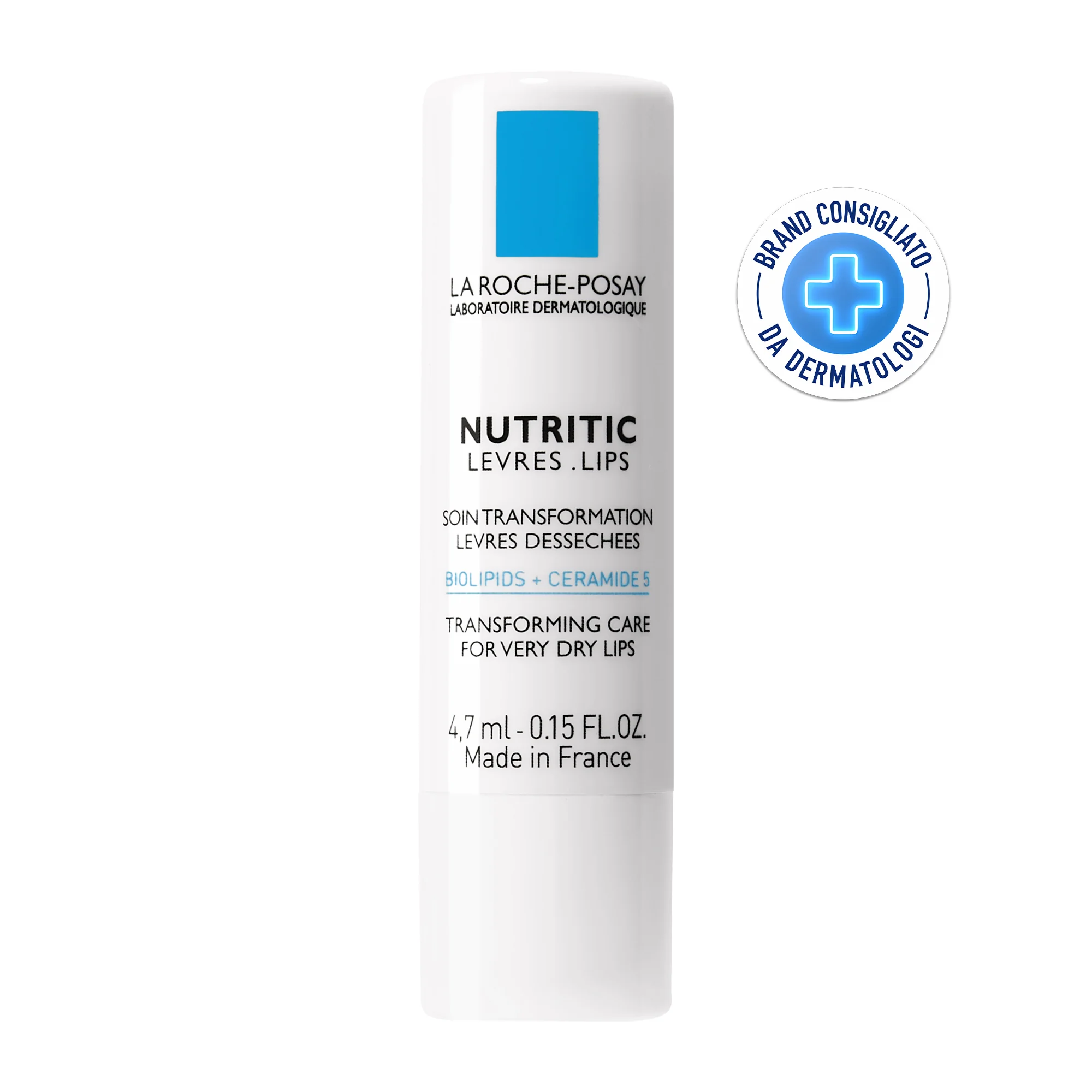 La Roche Posay Nutritic Stick Labbra Idratante 4,7 ml Per Labbra Secche