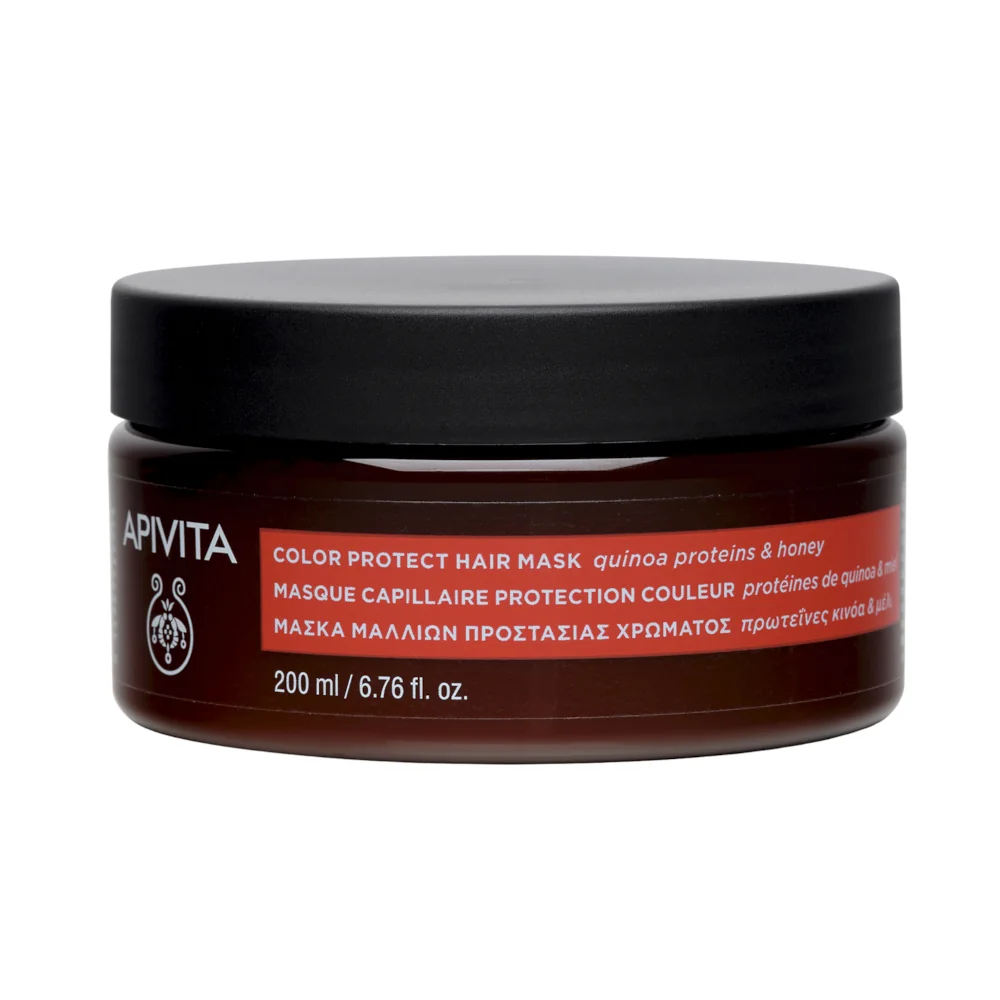 Apivita Hair Mask Colored 200 Ml Maschera Capelli Protezione Colore