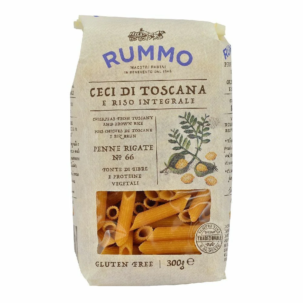 RUMMO PENNE RIGATE N 66 CECI DI TOSCANA E RISO INTEGRALE 300 G