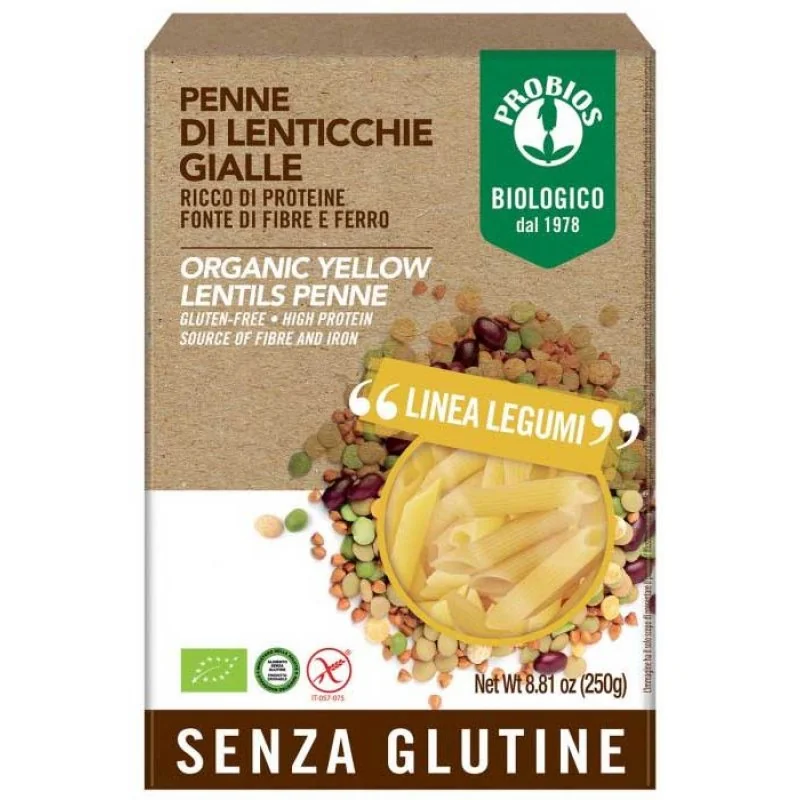 Probios Penne Lenticch Gi 250 g 