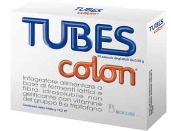 TUBES COLON INTEGRATORE BENESSERE INTESTINALE 24 CAPSULE