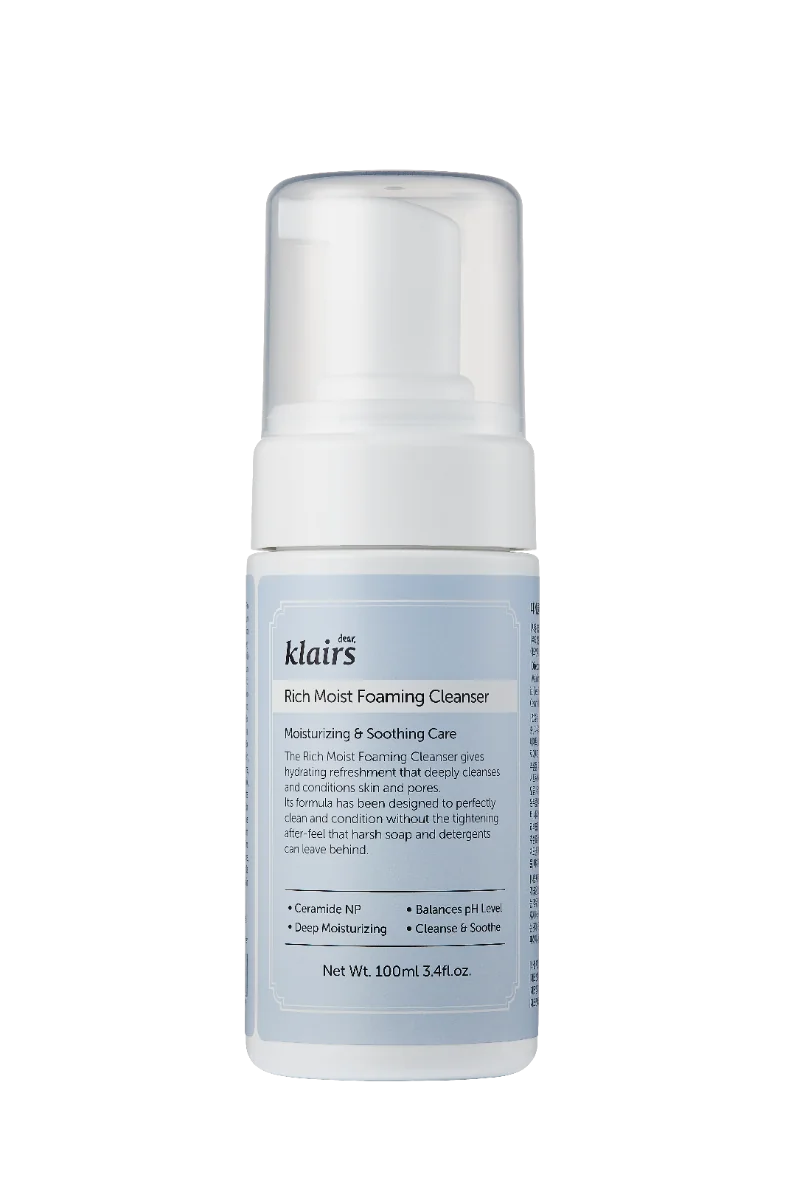 RICH MOIST FOAMING CLEANSER